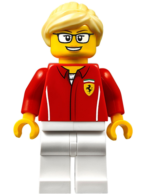 Ingénieure Ferrari sc049 - Figurine Lego Speed Champions à vendre pqs cher