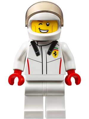 Pilote Ferrari FXX K sc051 - Figurine Lego Speed Champions à vendre pqs cher