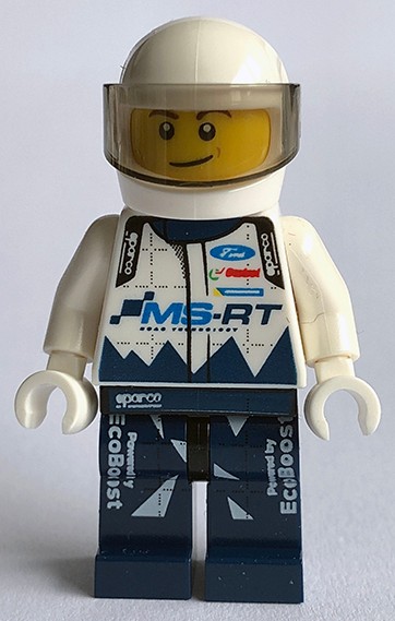 Pilote Ford Fiesta M-Sport WRC sc055 - Figurine Lego Speed Champions à vendre pqs cher