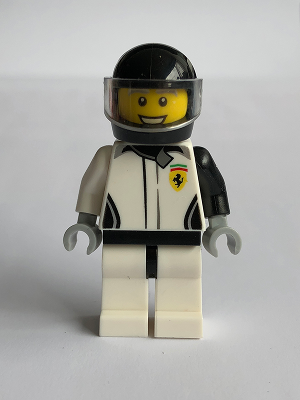 Pilote Ferrari 312 T4 sc065 - Figurine Lego Speed Champions à vendre pqs cher