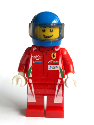 Pilote Ferrari 488 GTE sc066 - Figurine Lego Speed Champions à vendre pqs cher