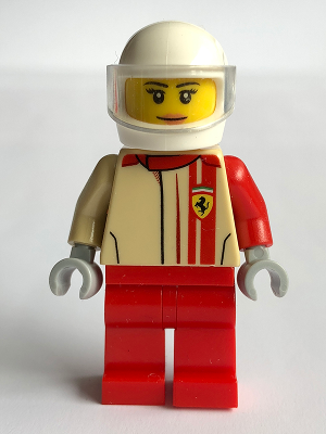 Pilote Ferrari 250 GTO sc067 - Figurine Lego Speed Champions à vendre pqs cher