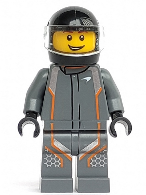 Pilote McLaren Senna sc069 - Figurine Lego Speed Champions à vendre pqs cher