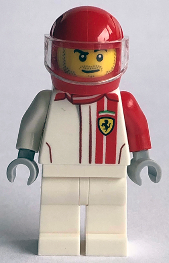 Pilote Ferrari F40 Competizione sc077 - Figurine Lego Speed Champions à vendre pqs cher