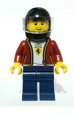 Ferrari F8 Tributo Driver sc082 - Lego Speed champions minifigure for sale at best price