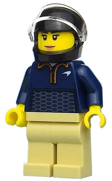 McLaren Elva Driver sc086 - Lego Speed champions minifigure for sale at best price