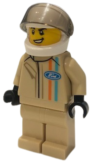 Ford GT Heritage Edition Driver sc092 - Lego Speed champions minifigure for sale at best price