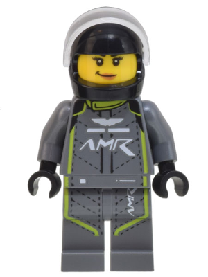 Pilote Aston Martin Valkyrie AMR Pro sc098 - Figurine Lego Speed Champions à vendre pqs cher