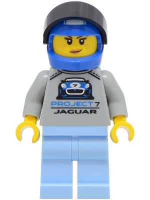 Minifig  LEGO Speed Champions sc151  Jaguar F-TYPE Project 7 Driver