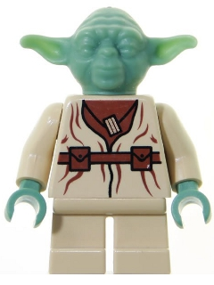 Yoda sw0051 - Figurine Lego Star Wars à vendre pqs cher
