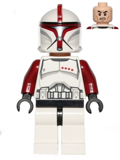 Soldat Clone Capitaine sw0492 - Figurine Lego Star Wars à vendre pqs cher