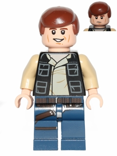 Lego star wars personnage-Han Solo de Set 75030 75052