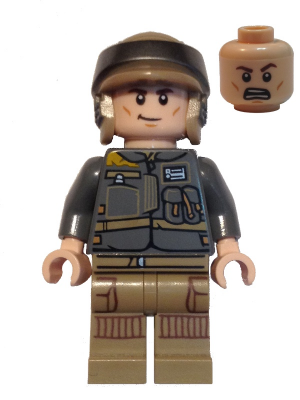 Lego Star Wars Minifigures-Rebel Trooper marron jambes 