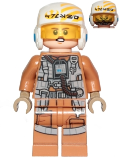 Pilote de bombardier de la Resistance sw0861 - Figurine Lego Star Wars à vendre pqs cher