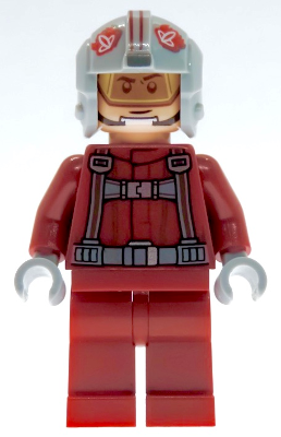 sw0268a Lego Star Wars FIGURINE-TIE Fighter Pilot à motifs Head 