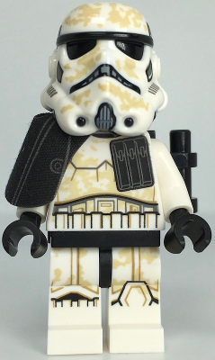 NEW LEGO Figure Hair Male Star Wars Lando Finn Black Coiled Texture