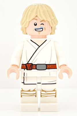 NEW LEGO Male Figure Hair Star Wars Lando Finn Black Coiled Texture 