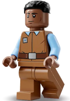 Battle Droid with Red Torso and One Straight Arm with Solid Insignia - LEGO  Star Wars Minifigs SW0600