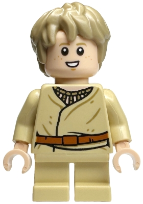 Lego Star Wars sw1332 Anakin Skywalker - Short Legs, Thick Messy Hair