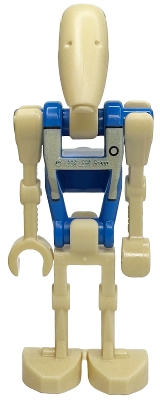 Lego Star Wars sw1338 Battle Droid Pilot - Blue Torso with Tan Insignia and Chest Badge, Angled Arm and Straight Arm