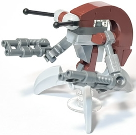 Lego Star Wars sw1340 Droideka (Destroyer Droid) - Light Bluish Gray Claws, Dark Bluish Gray Plate 1 x 2