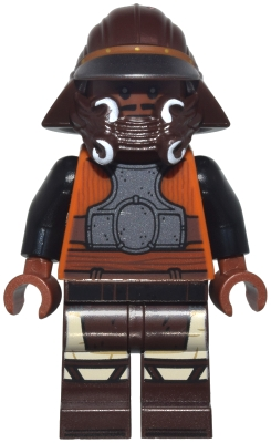 Lego Star Wars sw1369 Lando Calrissian - Skiff Guard, Dark Brown Printed Legs
