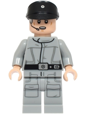 Lego Star Wars sw1373 Imperial Crew - Black Cap, Open Mouth