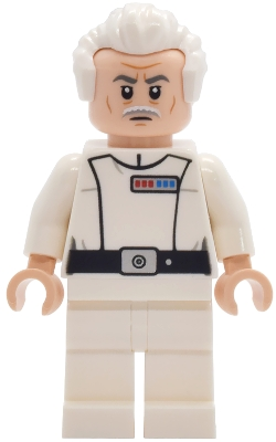 Minifig  Lego Star Wars sw1470  Admiral (Colonel) Wullf Yularen - Swept Back Hair