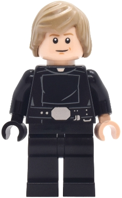 Lego Star Wars sw1476  Luke Skywalker - Jedi, Hair with Side Part, Smile with Crease / Frown