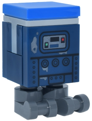 Minifig   sw1493  Gonk Droid™ (GNK Power Droid) - Dark Blue Body