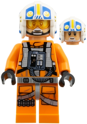 Minifig  LEGO Star Wars sw1518  Carson Teva - X-Wing Flightsuit