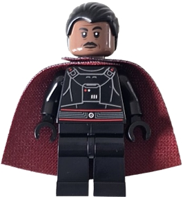 Minifig  LEGO Star Wars sw1531  Moff Gideon - Cape, Medium Brown Head
