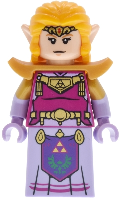 Minifig LEGO The Legend of Zelda loz005 Princess Zelda - Lavender Dress