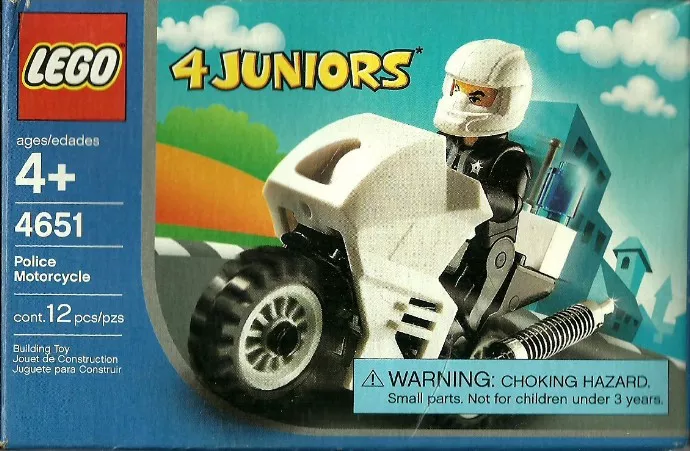 Set LEGO 4 Juniors 4651 Police Motorcycle
