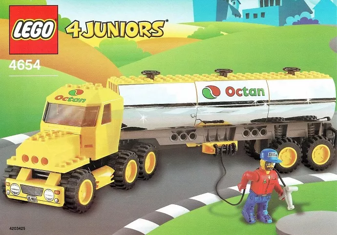 Set LEGO 4 Juniors 4654 Tanker Truck