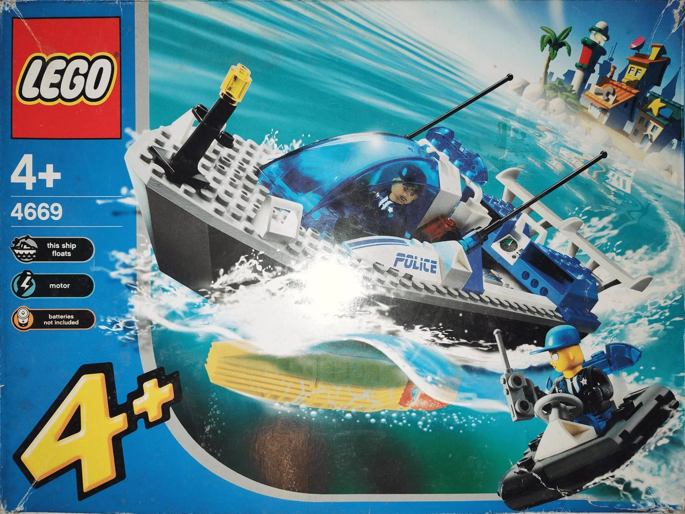 Set LEGO 4 Juniors 4669 Turbo-Charged Police Boat
