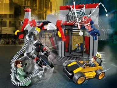 Set LEGO 4 Juniors 4860 Doc Ock's Cafe Attack
