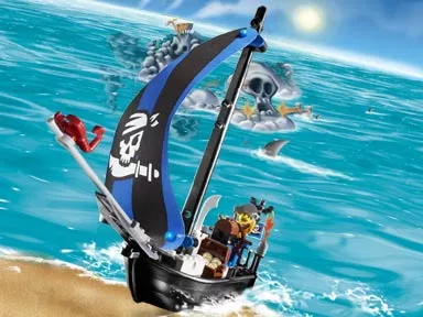 Set LEGO 4 Juniors 7072 Captain Kragg's Pirate Boat