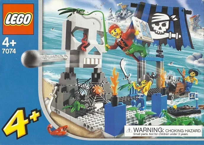 Set LEGO 4 Juniors 7074 Skull Island