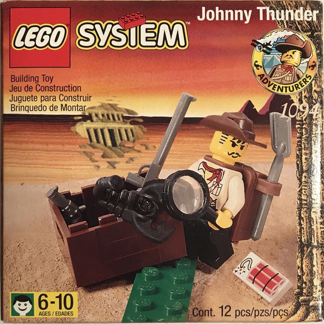 Set Lego Adventurers 1094 Johnny Thunder