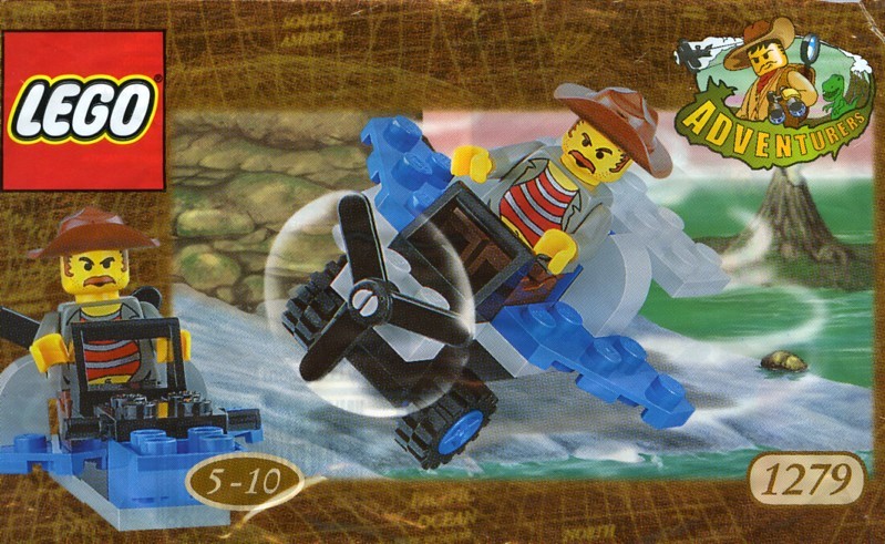 Set Lego Adventurers 1279 Cunningham's Dinofinder