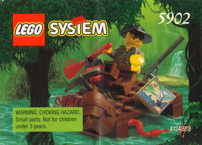 Set Lego Adventurers 5902 River Raft