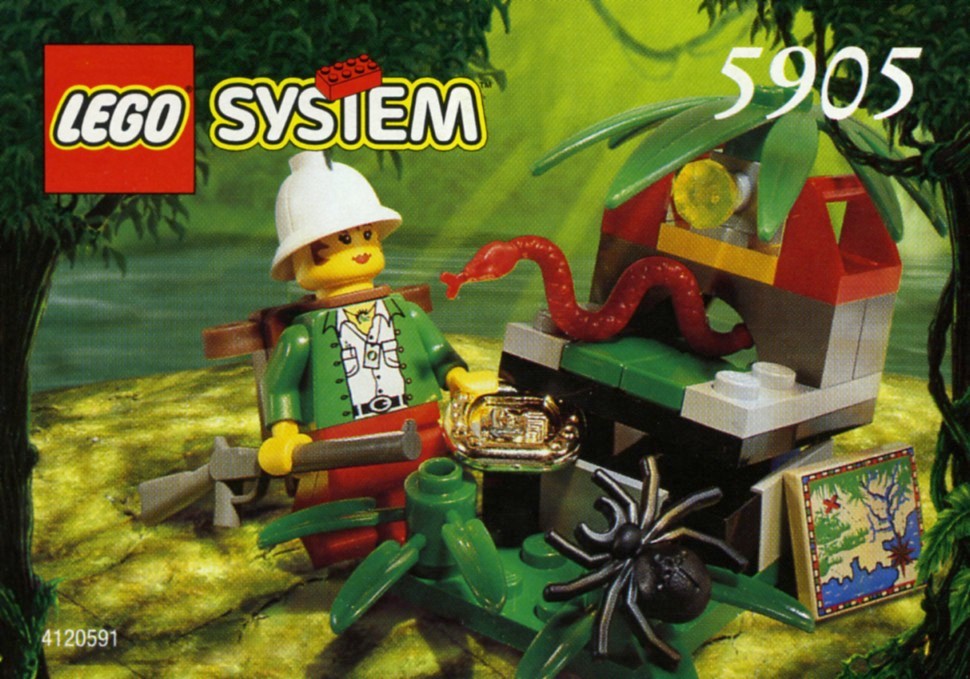 Set Lego Adventurers 5905 Hidden Treasure