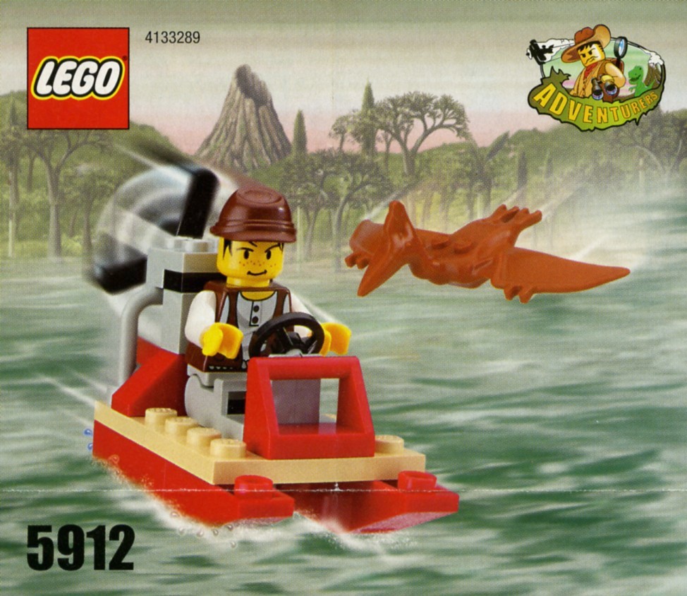 Set Lego Adventurers 5912 Mike's Swamp Boat