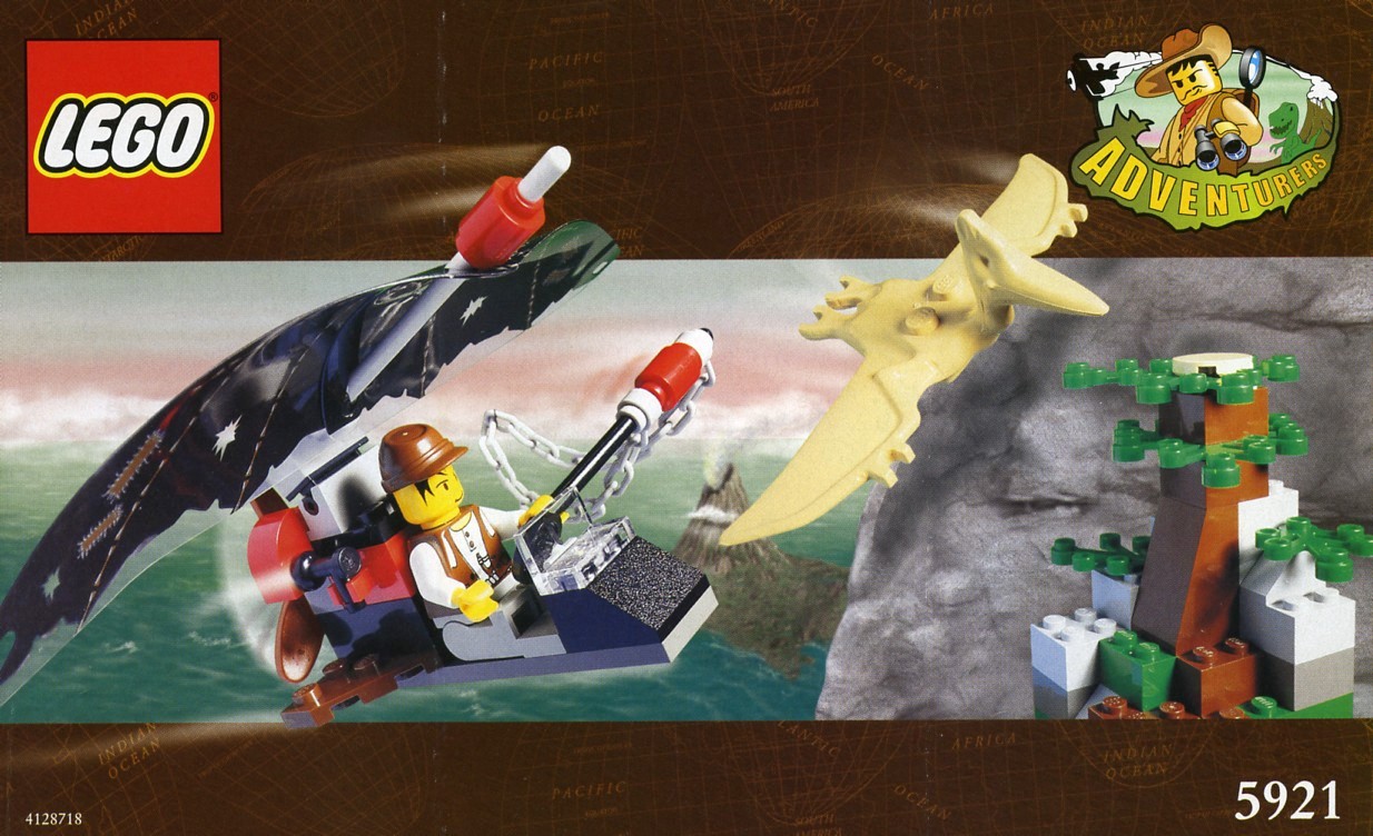 Set Lego Adventurers 5921 Research Glider