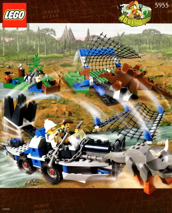 Set Lego Adventurers 5955 All Terrain Trapper