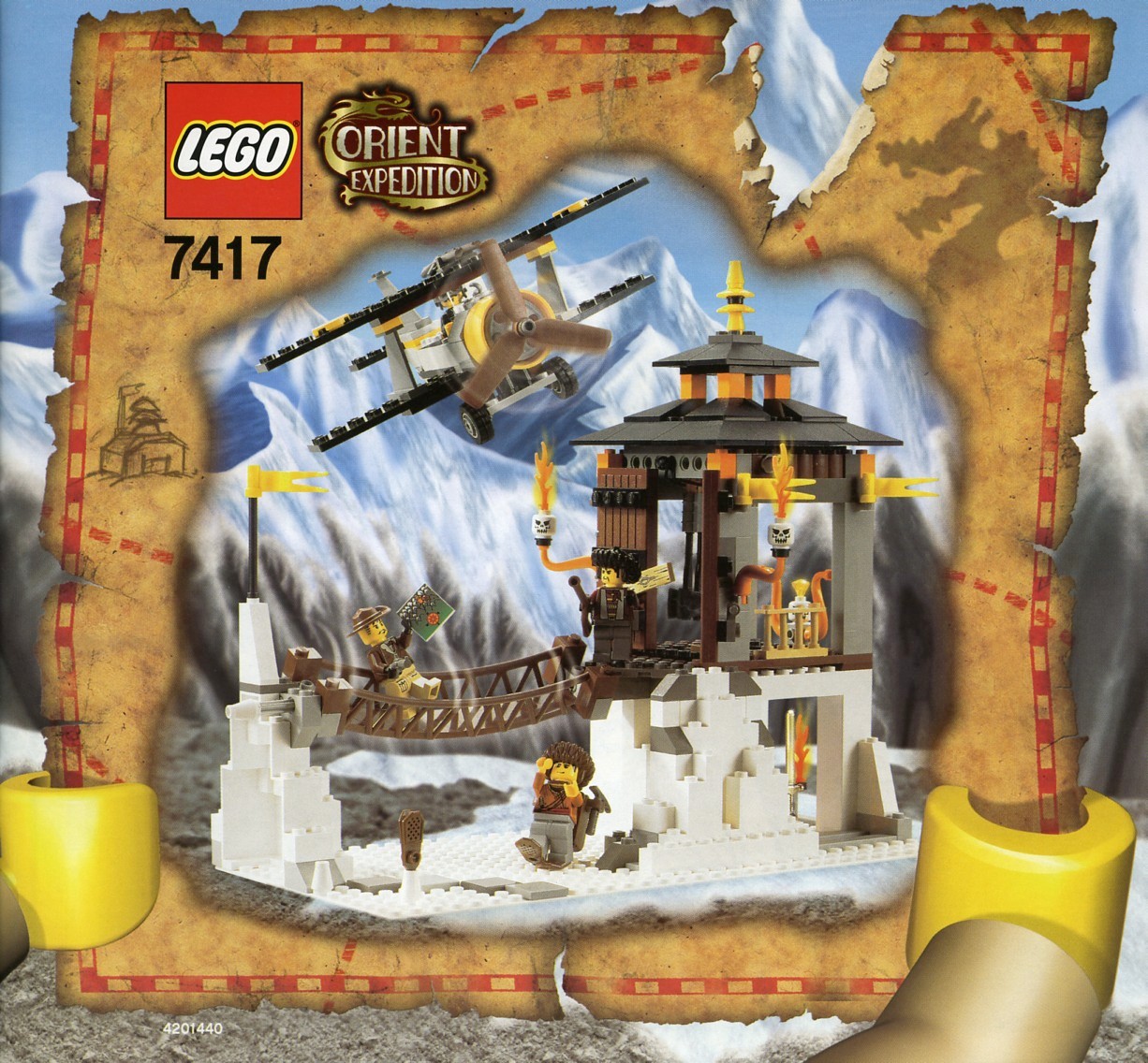Set Lego Adventurers 7417 Temple of Mount Everest