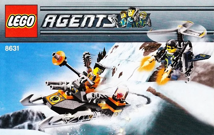 Set LEGO Agents 8631 Jetpack Pursuit