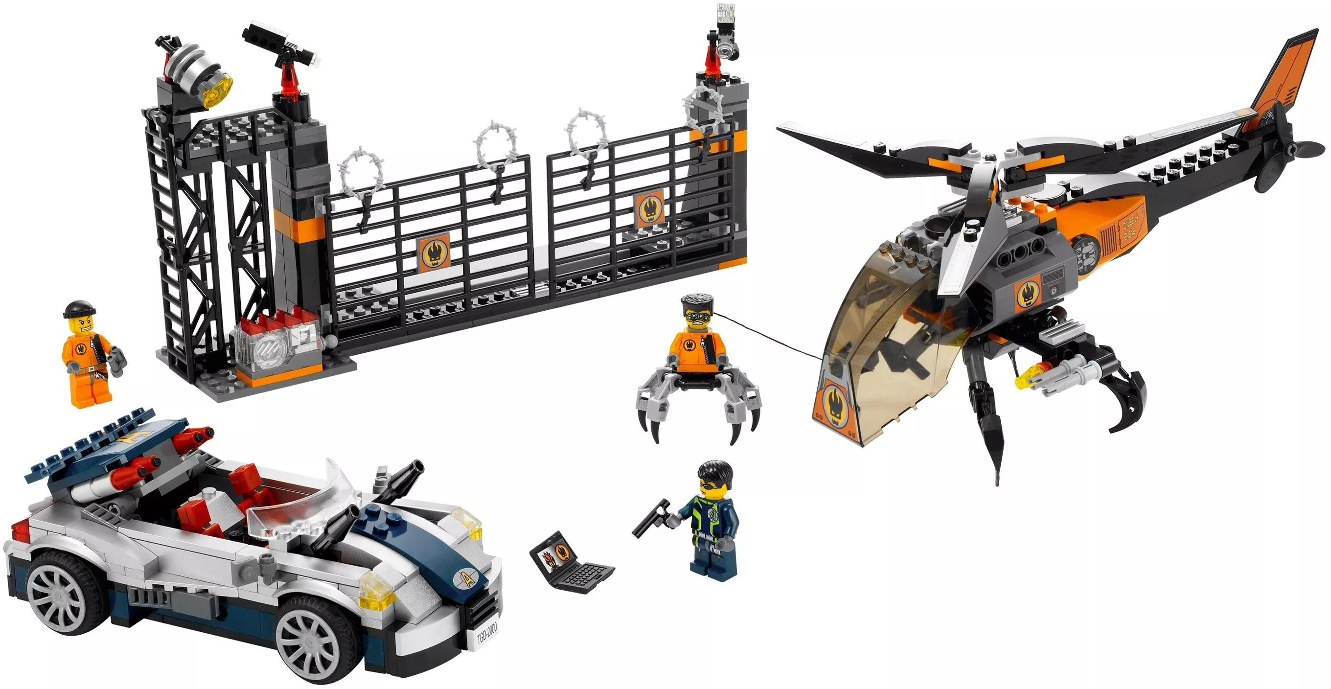 Set LEGO Agents 8634 Turbocar Chase