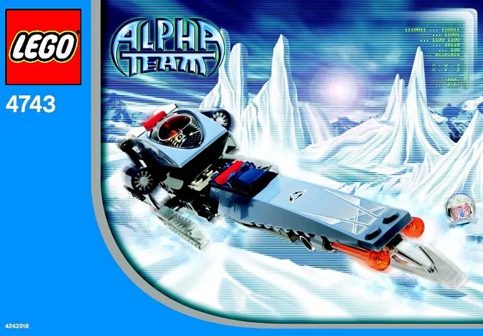 Set LEGO Alpha Team 4743 Ice Blade